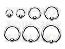 BCR Hoop Ball Closure Ring CBR | 2.0mm (12g) - 8mm-20mm | Stainless Steel