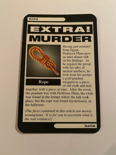 Cluedo 1996 spare replacement - 1996, spare/replacement