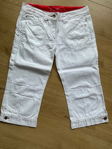White pedal pushers - pedal,