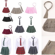 Women Micro Mini Plaid Pleated