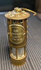 Vintage Miniature Brass Davy