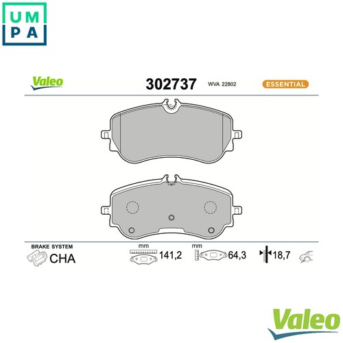 Brake pad set disc - brake,