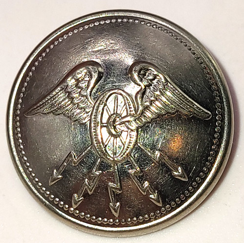 German tram uniform button - tram,