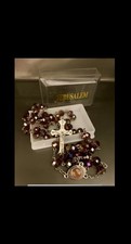 Rosary Beads Crystal with soil