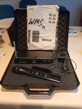 AKG WMS 50 Cordless Mic Complete With Case Manual All Assesories