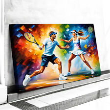 Tennis Player Couple #2 Wall