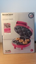 SilverCrest Doughnut Maker | Makes 7 Mini Donuts | Box Opened, Unused | 1000W