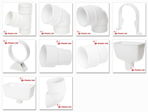 Polypipe 68mm rain water round - 68mm,
