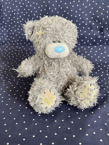 Grey teddy bear you - me,