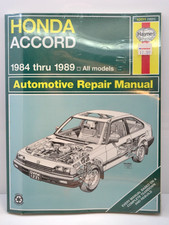 Haynes Honda Accord 1984-1985