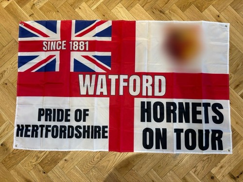 5x3ft watford flag 4 - 5x3ft, fc