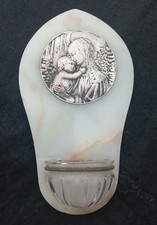 French Virgin Mary Holy Water font