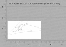 Geoff Pike Hand Signed Card
