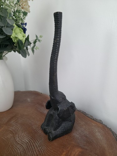 Vintage cast metal elephant - vintage,