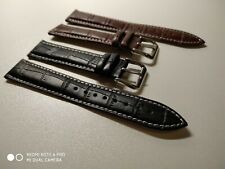 For-Rotary-Watch-BLACK/Brown-Genuine-Leather-Strap-Band-buckle 18/19/20/21/22/24