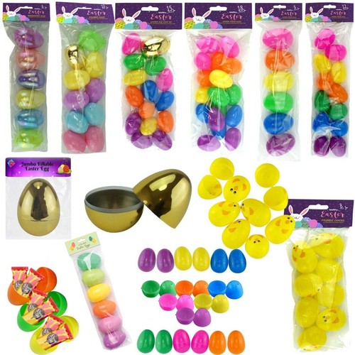 Fillable easter eggs - easter, plastic
