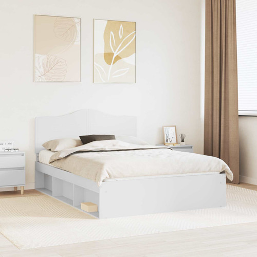 Bed frame white 160x200cm - frame,