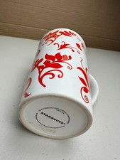 Starbucks Tall Ceramic Mug Red