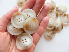 15pcs, 30mm Light Brown Fine