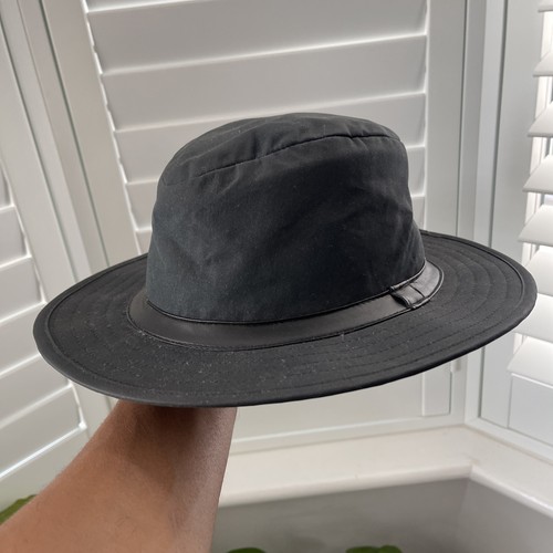 Barbour waxed cotton wide - cotton, wide-brim