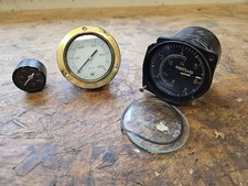 Vintage Aviation Gauges X3 Barnet, PZL, Pressure Gauges & ASI