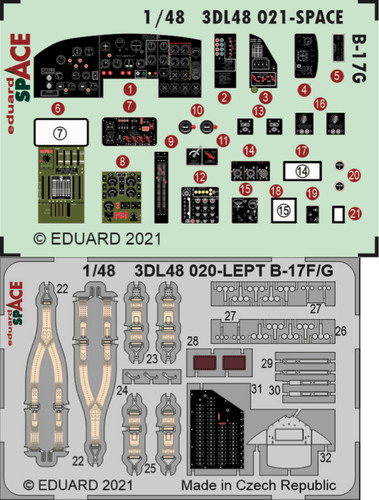 Eduard ed3dl48021 boeing - eduard, 1:48