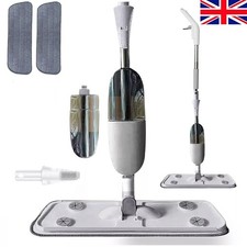 Spray Mop Microfibre Pad Floor Cleaning Mop for All floor types Bottle + 2 Pads