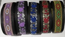 2" Wide / 1.5" Wide Greyhound House Dog Collar Adjusts - Lurcher Saluki Pods