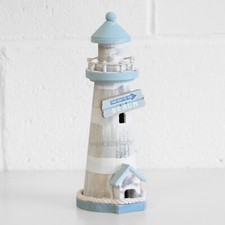 Nautical Ornamental Lighthouse Wooden Seaside Home Decor Decoration Ornament