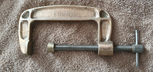 Unusual brass bar g clamp - unusual,