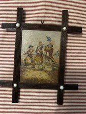 Antique American Folk Art Oil