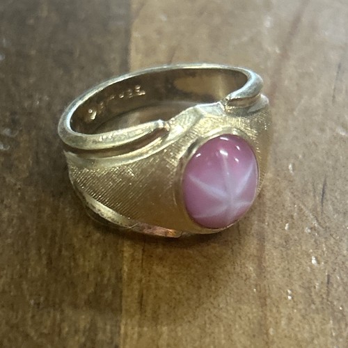 18k hge pink star sapphire - pink,
