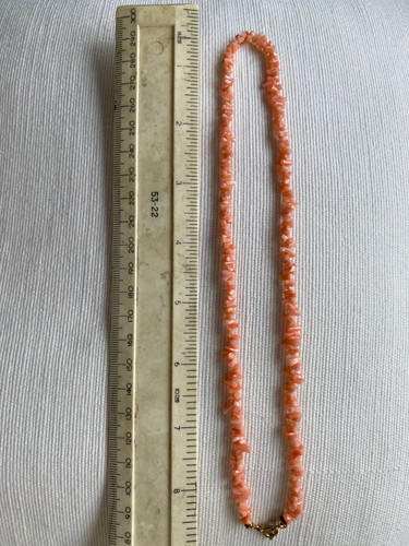 Vintage coral necklace - ,