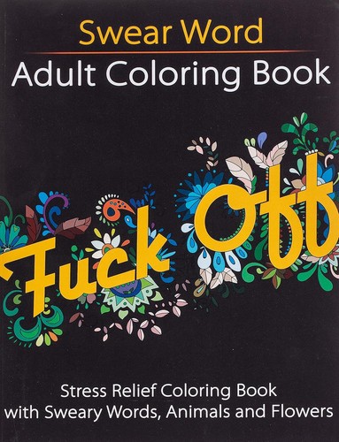 Swear word adult coloring - swear,