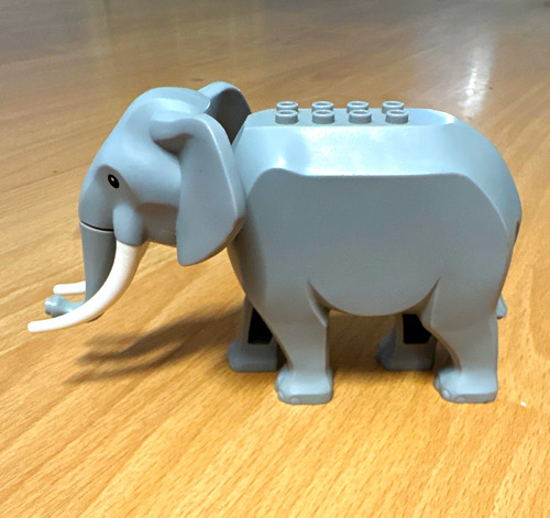 Genuine lego elephant - lego, elephant,