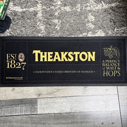 Theakston ales rubber bar - theakston,