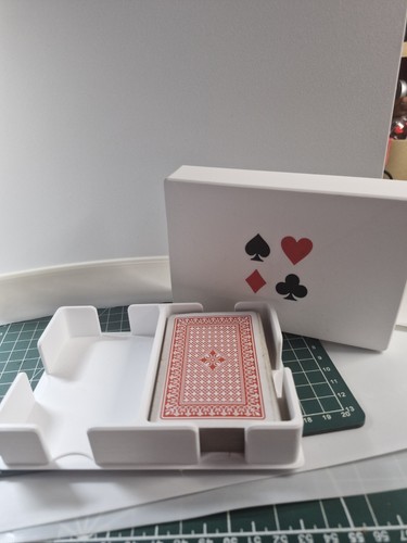 Double playing card storage - playing,