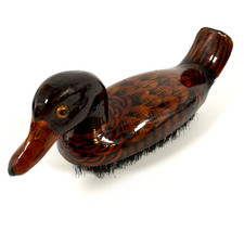 Vintage Duck Wood Shoe Brush