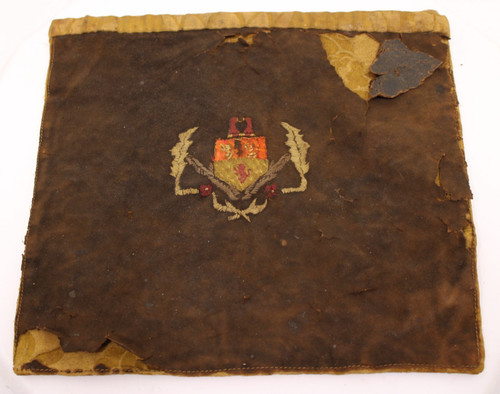 Antique military pouch - antique, with