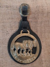Large vintage horse brass