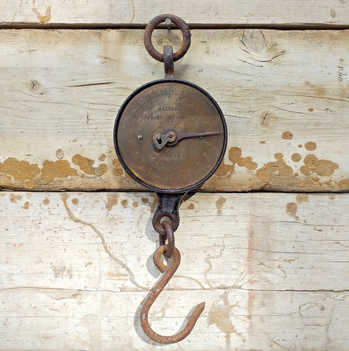 Antique salter 20 spring - antique,