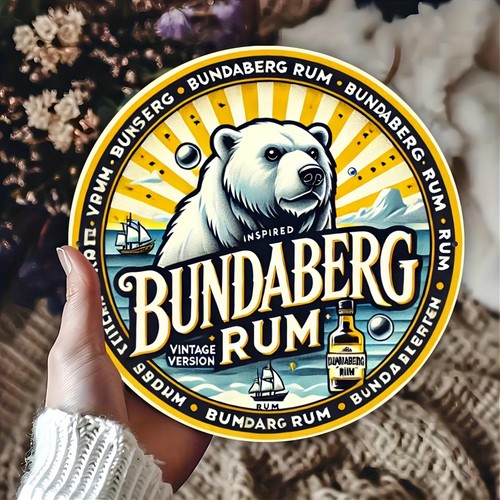 Bundaberg rum vintage style - rum,