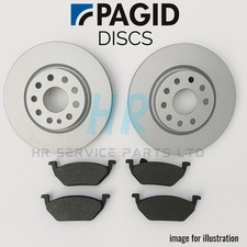 PAGID FRONT BRAKE DISCS WITH