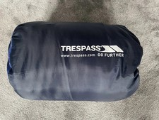 Trespass Catnap 3 Season Double Sleeping Bag In Navy