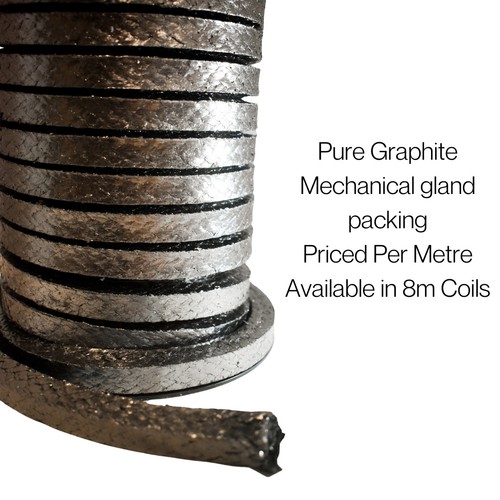 Reinforced graphite gland - graphite,