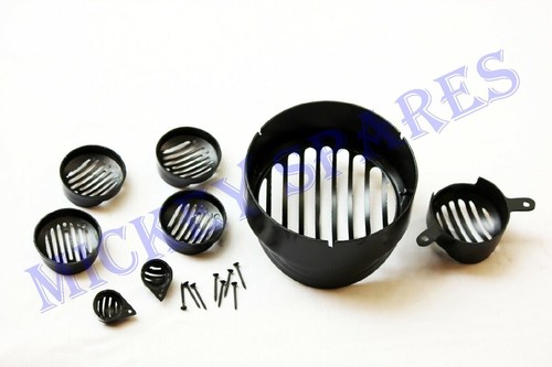 Head light cover grill set - cover,
