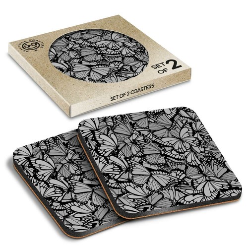 Boxed square coasters - 2,