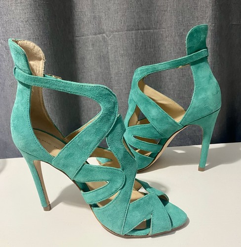 Zara suede green - zara,