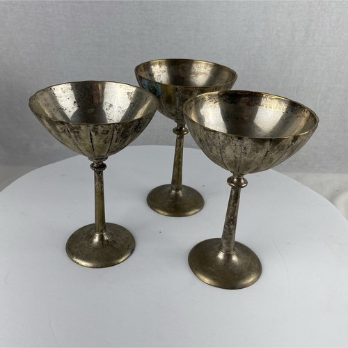 Set brass goblets - of, 3