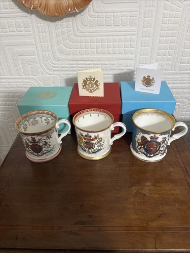Three boxed royal collection - three,
